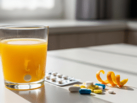 Czy leki można popijać sokiem pomarańczowym?